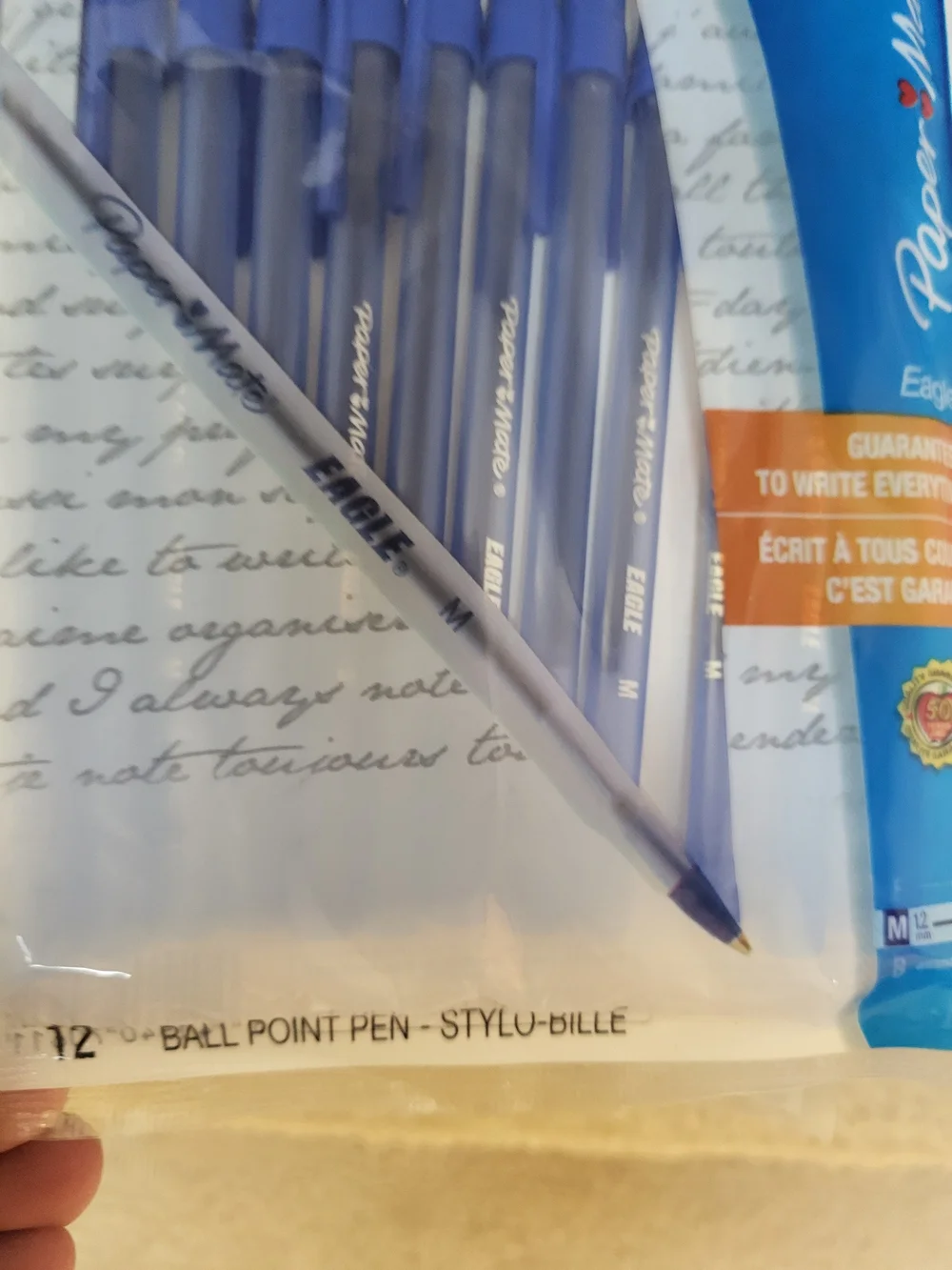 Lot of 32 Papermate Blue pens each pack is 12 count total of 384 pens new sealed